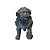 ESCULTURA CÃO DE FÓ FÊMEA EM RESINA IMPORTADA L13 CM X A22CM X P21CM - Imagem 2