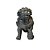 ESCULTURA CÃO DE FÓ FÊMEA EM RESINA IMPORTADA L13 CM X A22CM X P21CM - Imagem 3