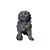 ESCULTURA CÃO DE FÓ MACHO EM RESINA IMPORTADA  L13CM X A22CM X P21CM - Imagem 1