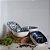 CONJUNTO BOWL QUADRADO EM PORCELANA AZUL E BRANCA 4 PEÇAS IMPORTADO D11CM X A04CM - Imagem 5