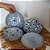 CONJUNTO PRATO EM PORCELANA AZUL E BRANCA ZHOU 4 PEÇAS IMPORTADO D17CM X A03CM - Imagem 4