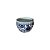 CACHEPOT PORCELANA AZUL E BRANCA IMPORTADO WISH PP D15CM X A10CM - Imagem 2