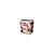 CACHEPOT PORCELANA VERMELHA E BRANCA IMPORTADO RUBI IMPERIAL PP D12CM X A13CM - Imagem 1