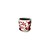 CACHEPOT PORCELANA VERMELHA E BRANCA IMPORTADO RUBI IMPERIAL PP D12CM X A13CM - Imagem 2