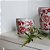 CACHEPOT PORCELANA VERMELHA E BRANCA IMPORTADO RUBI IMPERIAL PP D12CM X A13CM - Imagem 3