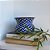 CACHEPOT AZUL E BRANCA GOLDEN MEMORIES NAVY IMPORTADO  D19CM X A14CM - Imagem 3