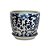CACHEPOT PORCELANA AZUL E BRANCA FLOR DO ORIENTE GRANDE D25CM X A23CM - Imagem 2
