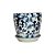 CACHEPOT PORCELANA AZUL E BRANCA FLOR DO ORIENTE MÉDIO D20CM X A20CM - Imagem 1