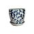 CACHEPOT PORCELANA AZUL E BRANCA FLOR DO ORIENTE MÉDIO D20CM X A20CM - Imagem 2