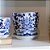 CACHEPOT PORCELANA AZUL E BRANCA FLOR DO ORIENTE MÉDIO D20CM X A20CM - Imagem 3