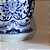 CACHEPOT PORCELANA AZUL E BRANCA FLOR DO ORIENTE MÉDIO D20CM X A20CM - Imagem 4