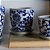 CACHEPOT PORCELANA AZUL E BRANCA FLOR DO ORIENTE PEQUENO D16CM X A17CM - Imagem 3