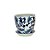 CACHEPOT PORCELANA AZUL E BRANCA FLOR DO ORIENTE PP D13CM X A12CM - Imagem 2