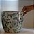 CACHEPOT PORCELANA VERDE E BRANCO IMPORTADO ANTIQUE LUCUS GRANDE D22CM X A20CM - Imagem 3