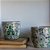 CACHEPOT PORCELANA VERDE E BRANCO IMPORTADO ANTIQUE LUCUS GRANDE D22CM X A20CM - Imagem 4