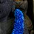 COLAR DECORATIVO IMPORTADO INDONÉSIA FLORAL AZUL D30CM X A60CM - Imagem 5