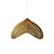 LUMINÁRIA PENDENTE FIBRA RATTAN E MADEIRA KAYU IMPORTADA BELÔ MÉDIA  D60CM X A40CM - Imagem 1