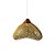 LUMINÁRIA PENDENTE FIBRA RATTAN E MADEIRA KAYU IMPORTADA BELÔ PP D35CM X A25CM - Imagem 1