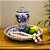 FLOREIRO IMPORTADO PORCELANA AZUL E BRANCA HORIZONTE TANG D15 X A16CM - Imagem 4