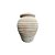 VASO MARROQUINO EM CERAMICA AREIA E ROSA - Imagem 1