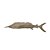 PEIXE DECORATIVO PARA PAREDE EM RESINA MARROM - Imagem 1