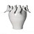 VASO DECORATIVO COM PASSAROS EM CERAMICA BRANCO - Imagem 1