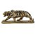 TIGRE DECORATIVO DE RESINA DOURADO E PRETO - Imagem 1