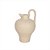 VASO DECORATIVO COM ALCA EM CERAMICA BEGE - Imagem 1