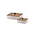 CJ DE CAIXAS DECORATIVAS EM ACRILICO TRANSPARENTE E MADEIRA 2PCS - Imagem 1
