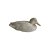 PATO DECORATIVO EM RESINA BEGE TEXTURIZADO - Imagem 1