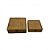 CJ DE CAIXAS DE MADEIRA COM DETALHES EM FIBRA RATTAN NATURAL 2PCS - Imagem 1