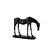 CAVALO DECORATIVO EM RESINA BRONZE - Imagem 1