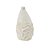 VASO DECORATIVO TEXTURA CORAL EM RESINA BRANCO - Imagem 1