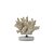 PECA DECORATIVA CORAL EM RESINA E BASE EM MARMORE BEGE - Imagem 1