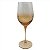 CONJ DE TACAS PARA VINHO BRANCO DE VIDRO DEGRADE DOURADO - 6 - Imagem 1