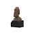 PECA DECORATIVA BUSTO EM RESINA MARRROM - Imagem 1