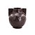 VASO DECORATIVO EM CERAMICA MARROM - Imagem 1