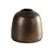 VASO DECORATIVO EM CERAMICA MARROM E PRETO - Imagem 1