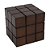 PECA DECORATIVA EM MADEIRA CUBO COR NATURAL 10CM X 10CM X 10CM - Imagem 1
