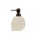 PORTA SABONETE LIQUIDO EM RESINA MESCLADO BEGE COM DISPENSER COBRE - Imagem 1