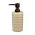 PORTA SABONETE LIQUIDO EM RESINA BEGE COM DISPENSER COBRE - Imagem 1