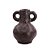 VASO DECORATIVO EM CERAMICA MARROM - Imagem 1