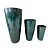 CJ DE VASOS VIETNAMITA EM CERMICA VERDE 3PCS - Imagem 1