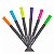 Kit Caneta FineLiner Neon 6 cores BRW Soul - Imagem 1
