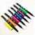 Caneta Cis Brush Pen Neon Ponta Pincel Aquarelável Com 6 Cores - Imagem 2