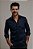 Camisa Ml Slim Fit Napoles Marinho Noite - Imagem 2