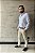 Camisa Social Masculina Manga Longa Slim Fit Xadrez Bugatti Azul/branco - Imagem 5