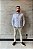 Camisa Social Masculina Manga Longa Slim Fit Xadrez Bugatti Azul/branco - Imagem 7