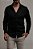 Camisa Super Slim Basica Com Elastano Preta - Imagem 2