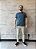 POLO MALHA JACQUARD AZUL - Imagem 6